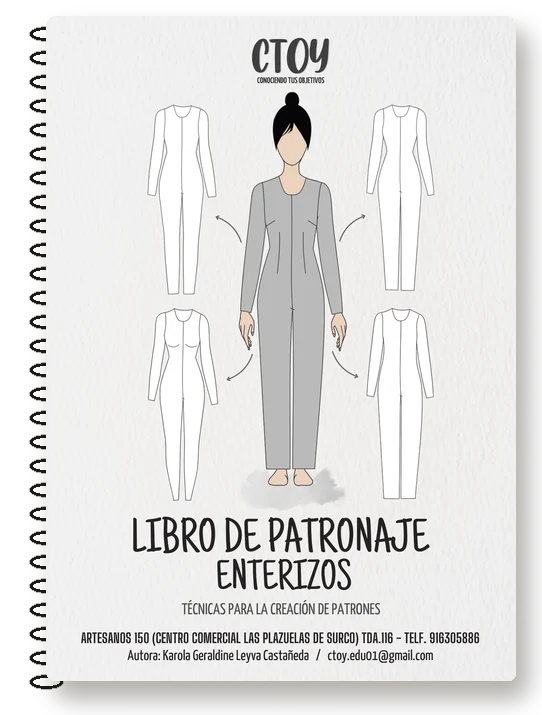 Portada · Libro de patronaje enterizos